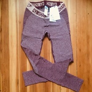 Gymshark flex leggings- dark ruby